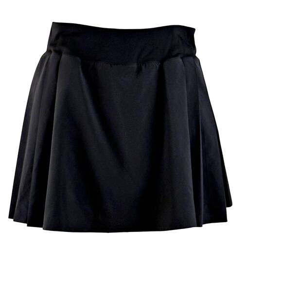 Lululemon Sz 10 Side-Pleat High-Rise Tennis Black Skirt - Picture 3 of 10